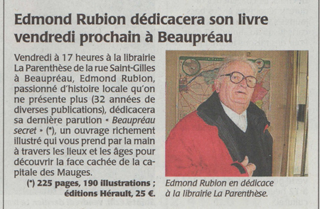 331205 EdmondRUBION CourrierdelOuest 25Janvier2012