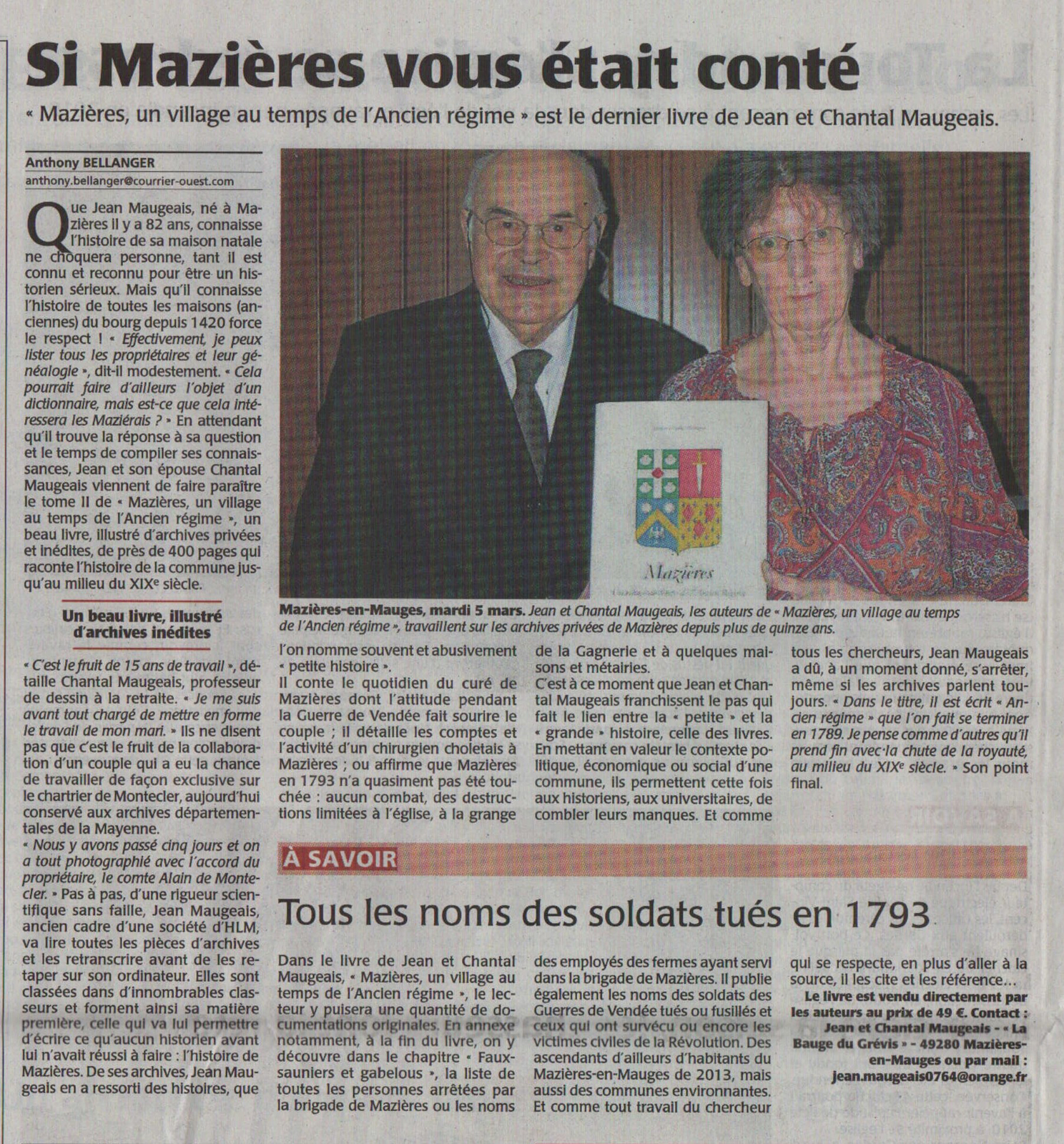 CourrierdelOuest 14Mars2013